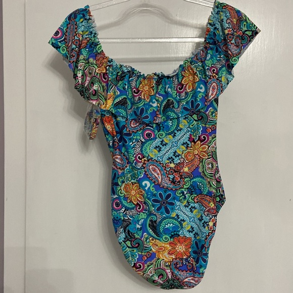 NWT Bleu Rod Beattie one pc swimsuit - Picture 6 of 7